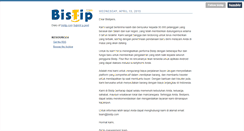 Desktop Screenshot of blog.bistip.com
